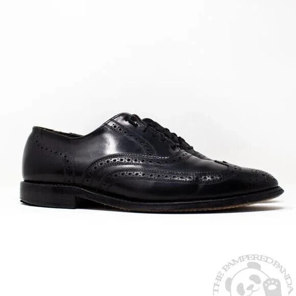 Allen Edmonds Other - Allen Edmonds Lloyd Black Wingtip Oxfords Dress Shoes Leather Mens Size 9C 32829
